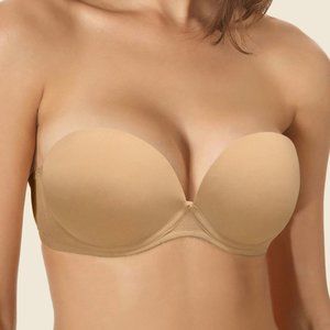 1. Vogue Secret Push Up Padded Strapless Bra 32A nude.  NIP
